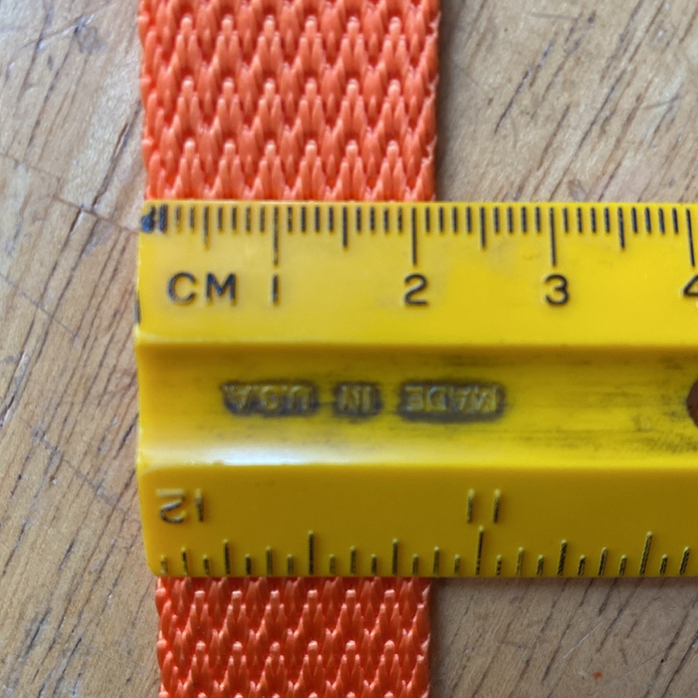 SharkTooth Strap Orange (22 mm) - Picture 4 of 7